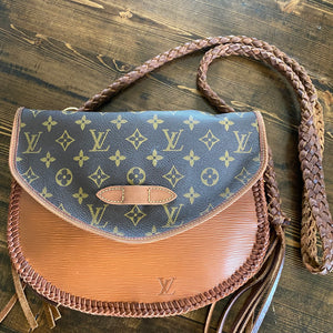 The Peacock Messenger - Vintage Monogram and Caramel Epi Combo