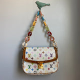 The Egret - Vintage Monogram Multicolor Crossbody/Shoulder Bag