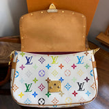 The Egret - Vintage Monogram Multicolor Crossbody/Shoulder Bag
