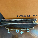 The Junco Wallet/Wristlet - Vintage Monogram with Ombre Brown