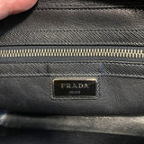 The Swan - Vintage Prada Organizer with Studs Crossbody/Wristlet