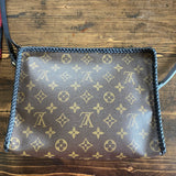The Swan Crossbody - Vintage Monogram in Black
