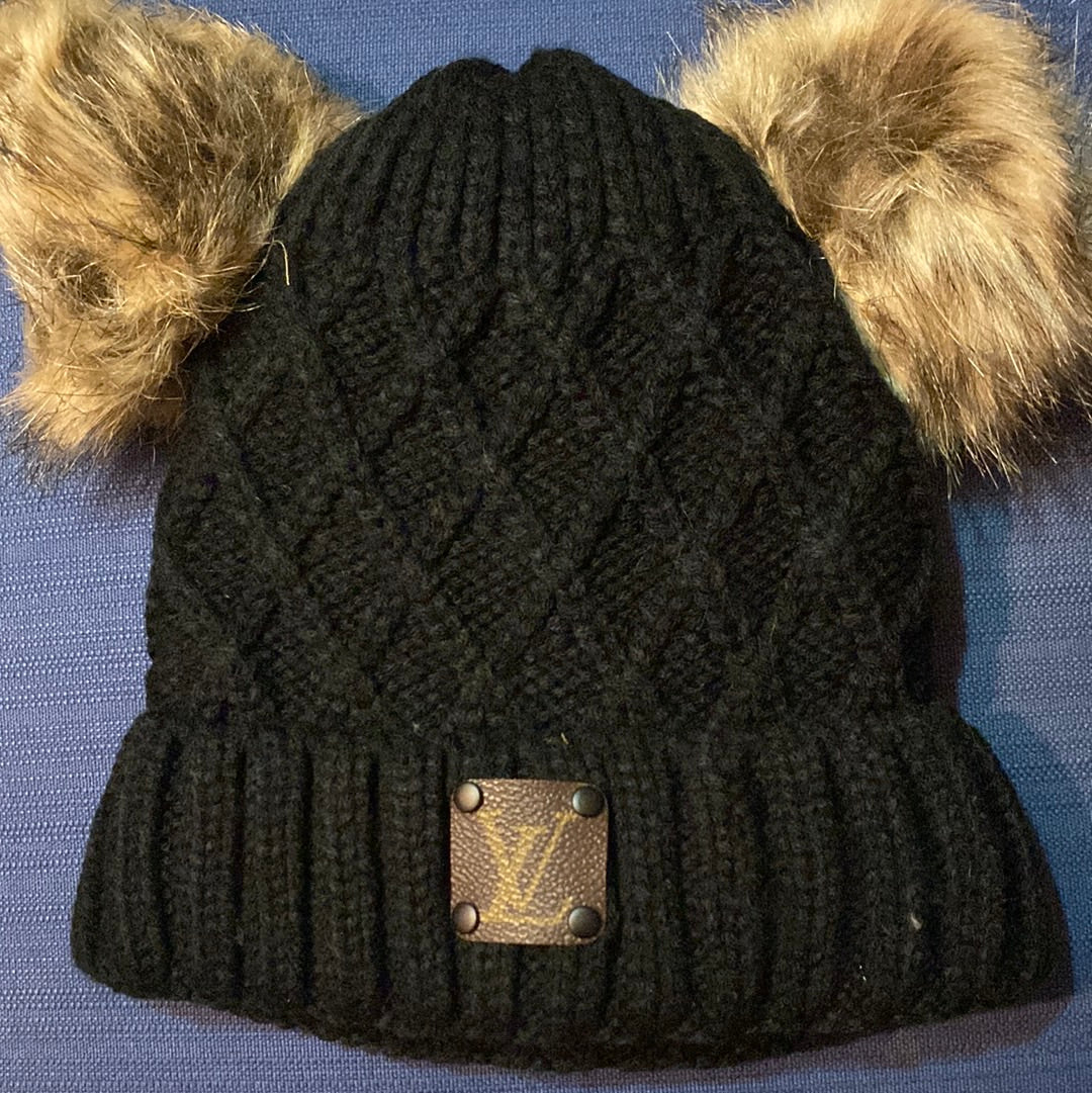 Double Pom Beanie + Louis Vuitton Giveaway - Southern Curls