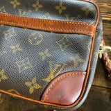 The Sparrow Crossbody Bag in Tan Monogram