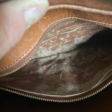 The Sparrow Crossbody Bag in Tan Monogram