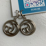 Silver GG Earrings