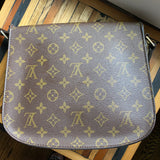 The Swift - Vintage Monogram in Chocolate Crossbody