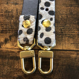 The Nuthatch - Vintage Damier Crossbody with Cheetah Strap