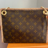 The Swan - Vintage Monogram in Vachetta Crossbody