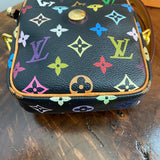 The Junco Crossbody Bag - Vintage Multicolor in Black