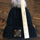 Pom-Pom Beanie Hat - Monogram LV