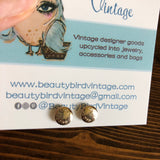 Upcycled Rivet Earring Studs