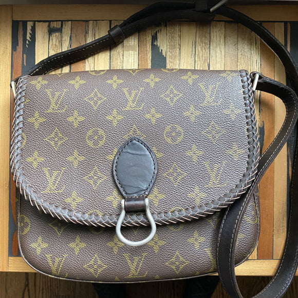 The Swift - Vintage Monogram in Chocolate Crossbody