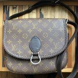 The Swift - Vintage Monogram in Chocolate Crossbody