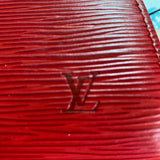 The Kinglet - Vintage Epi in Red Crossbody Bag