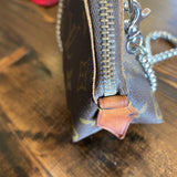 The Junco Crossbody Bag - Vintage Monogram with Heart