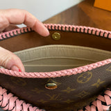 The Swan Crossbody - Vintage Monogram in Pale Pink