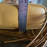 The Junco - Vintage Suede GG in Tan Crossbody