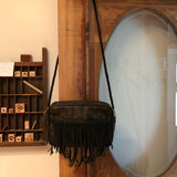 The Sparrow Crossbody Bag in Black Monogram