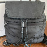 The Loon - Vintage GG Mini Backpack in Black