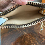 The Junco Wallet/Wristlet - Vintage Monogram with Ombre Brown