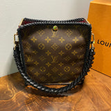 The Stork Crossbody Tote in Black Monogram