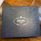 The Swan - Vintage Prada Organizer with Studs Crossbody/Wristlet